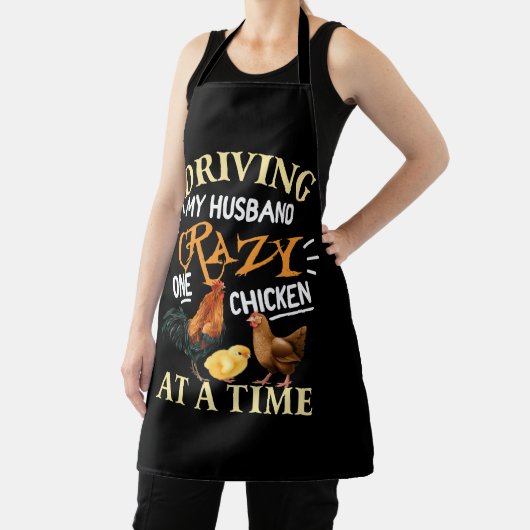 夫にチキン熱狂するグレディを運転して エプロン (インサイチュ)