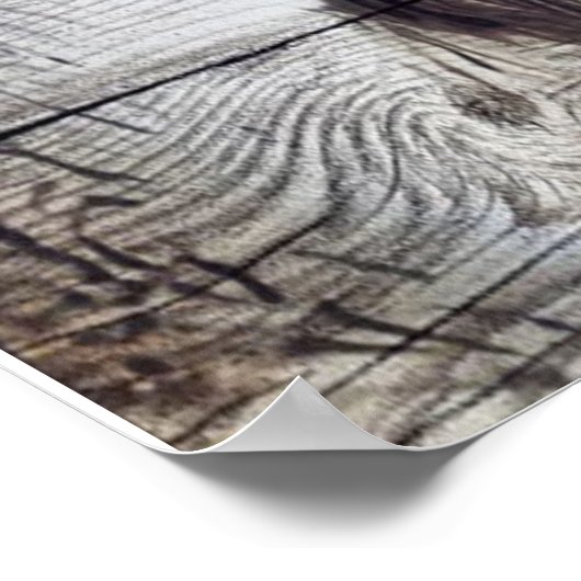 夫にプレゼントパーソナライズされた ポスター (角)