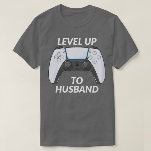 夫にレベルアップ Tシャツ (デザイン正面)