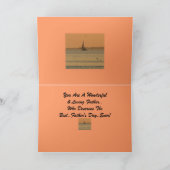 夫に幸せな父の日 カード (内部)