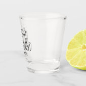 夫に昇進する |の結婚ギフトショットグラス ショットグラス (右)