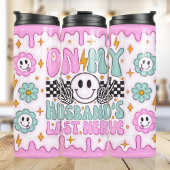 夫に最後の神経おもしろい3D膨らんだパフ タンブラー