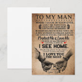 夫に私を守って愛して サンキューカード (正面/裏面)