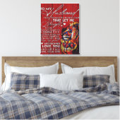 夫に贈り物を贈り最高の物に キャンバスプリント (インサイチュ (寝室))