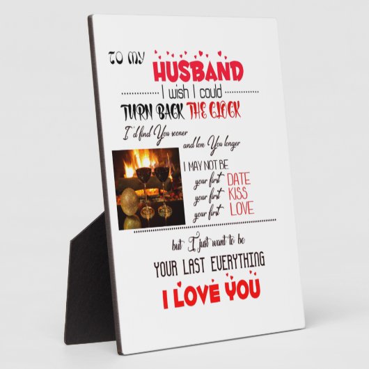 夫に フォトプラーク (側面)