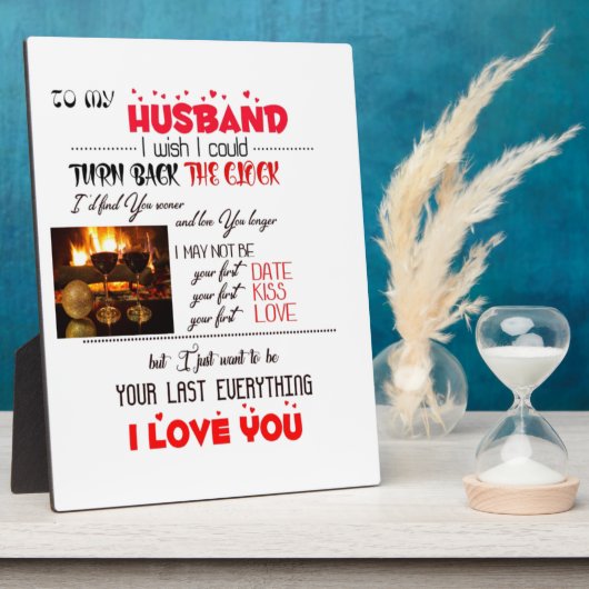 夫に フォトプラーク (側面)