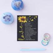 夫に |夫おもしろいへの引用文 チラシ (シングル)