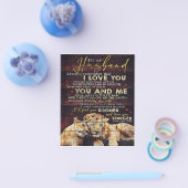 夫に |夫のギフト |手紙 | チラシ (シングル)