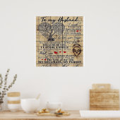 夫に |夫への手紙 |ファミリーデコール ポスター (キッチン)