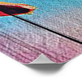 夫に |家の装飾ギフト ポスター (角)