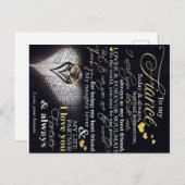 夫に |愛の引用文を夫に| 案内ポストカード (正面/裏面)