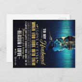 夫に |愛の引用文を父に | 案内ポストカード (正面/裏面)