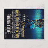 夫に |愛の引用文を父に | 案内ポストカード (正面)