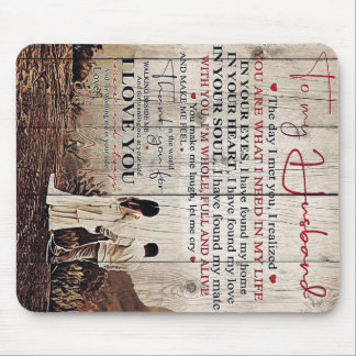 夫に |素敵な夫の贈り物 マウスパッド