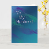 夫に（記念日） カード (黄色い花)