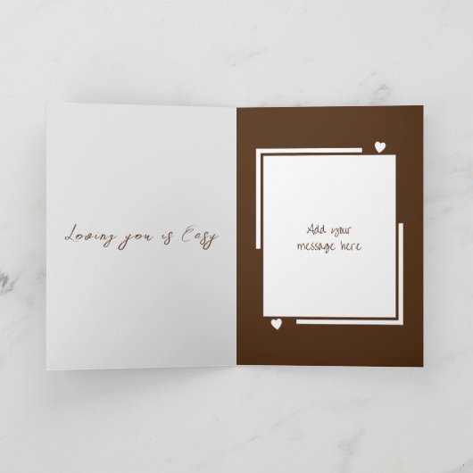 夫のかわいい犬の記念日 カード (内部)