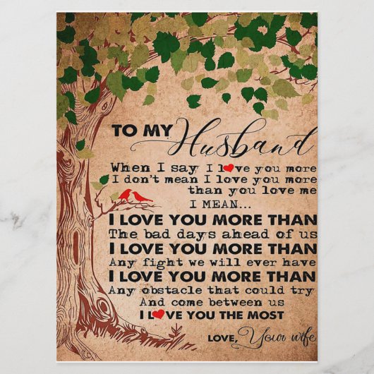 夫のために素晴らし、夫の誕生日ギフト メニュー (正面)