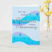 夫のために（記念日） カード (黄色い花)