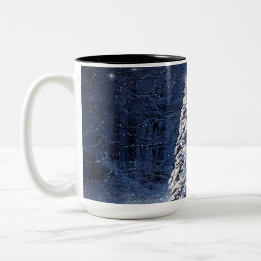 夫のためのクリスマスマグ ツートーンマグカップ (左)