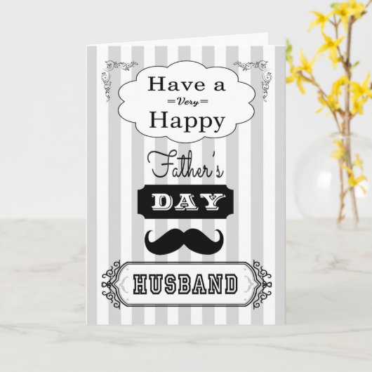 夫のための父の日カード カード (黄色い花)