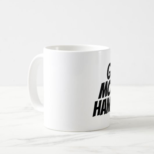 夫のための良い朝ハンサムなコーヒーマグ コーヒーマグカップ (正面左)