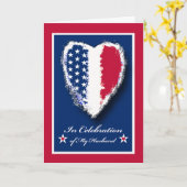 夫のための軍の配偶者の感謝日 カード (黄色い花)