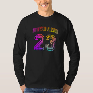 夫のエンゲージメントパーティー 夫のマッチング2023 誘 Tシャツ
