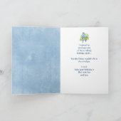 夫のオウムのカップルの鳥のためのおもしろいな誕生日 カード (内部)