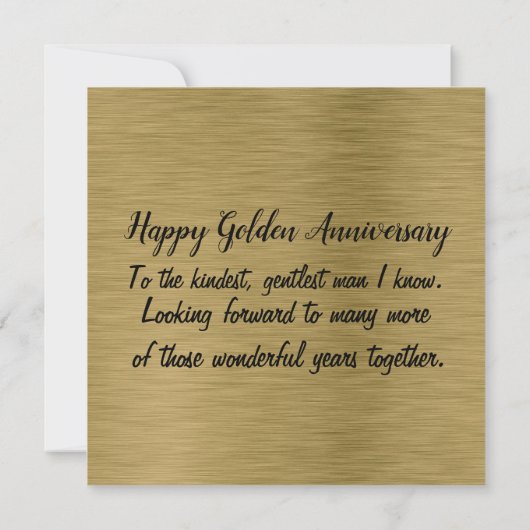 夫のカード結婚50周年おめでとう カード (裏面)