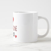 夫のジャンボマ素晴らしグクリスマスギフトが大好き ジャンボコーヒーマグカップ (右)