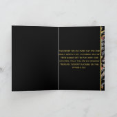 夫のタイポグラフィの父の日 シーズンカード (内部)