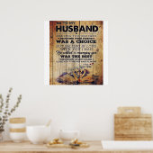 夫のデコール |記念日のプレゼント ポスター (キッチン)