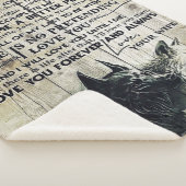 夫のデザイン |ラブレター | シェルパブランケット (3/4)