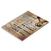 夫のデザイン |ラブレター | ノートブック (左側)