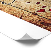 夫のデザイン |ラブレター | ポスター (角)