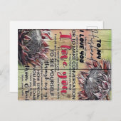 夫のデザイン|家族の装飾 | ポストカード (正面/裏面)