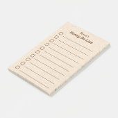 夫のハニードリスト ポストイット (アングル)