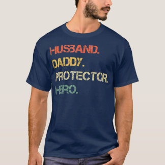 夫のパパの保護ヒーローの父の日アメリカ合衆国グラン Tシャツ
