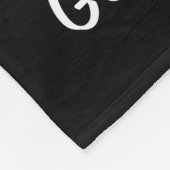 夫のパーソナライズされた贈り物から妻への手紙 フリースブランケット (角)