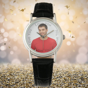 夫のボーイフレンドはあなたを愛している写真 腕時計