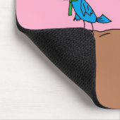 夫のマウスパッドの妻の鳥の不機嫌 マウスパッド (コーナー)