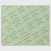 夫のラッピング紙、編集可能な誕生日 ラッピングペーパー (フラット)