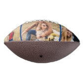夫の写真パーソナライズされた青 アメリカンフットボール (回転270)
