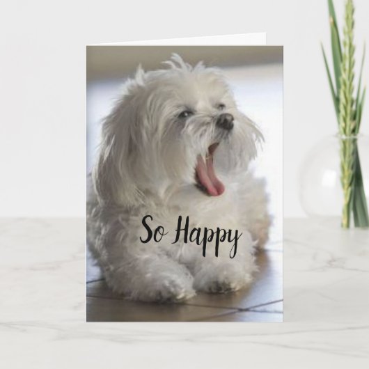 **夫の命日** カード (正面)