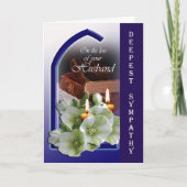 夫の喪失 – 失われた場合の哀悼の意 カード (正面)