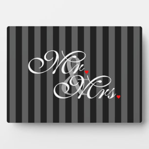 夫の妻と夫の新しい夫の結婚妻 フォトプラーク