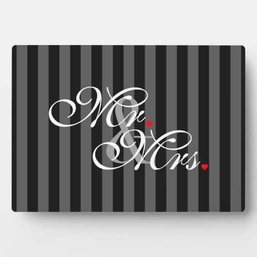 夫の妻と夫の新しい夫の結婚妻 フォトプラーク (正面)