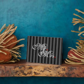 夫の妻と夫の新しい夫の結婚妻 フォトプラーク (側面)