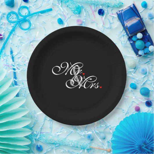 夫の妻と夫の新しい夫の結婚妻 ペーパープレート (パーティー)