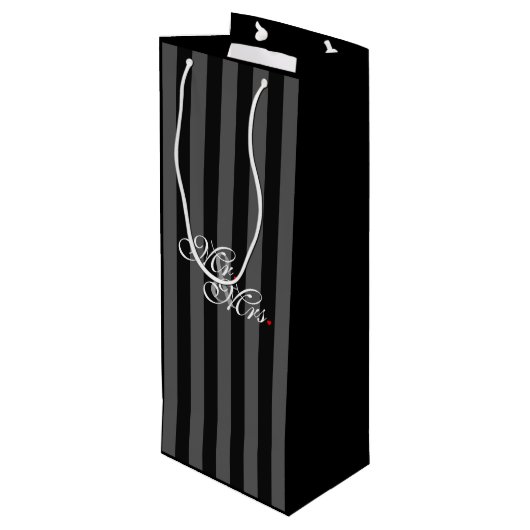 夫の妻と夫の新しい夫の結婚妻 ワインギフトバッグ (裏面アングル)